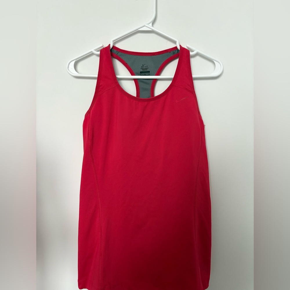 Nike dark pink dri fit top